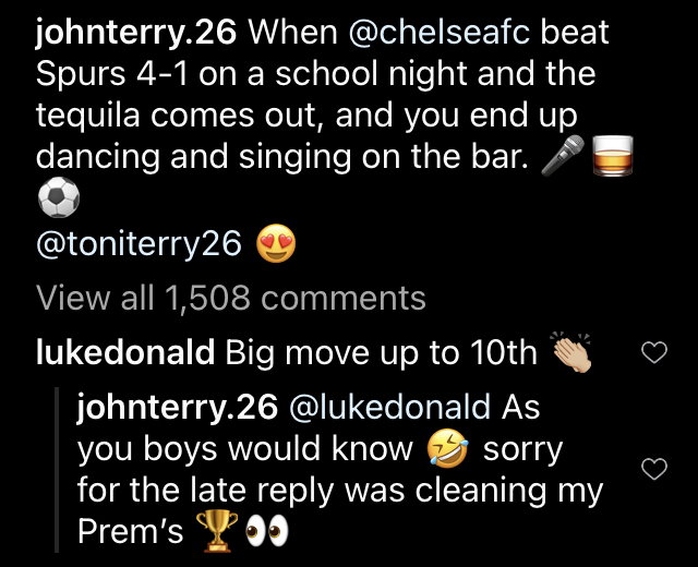 Luke Donald in hilarious exchange with John Terry: 